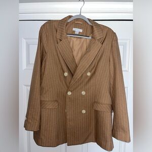 Primark Striped Blazer Jacket